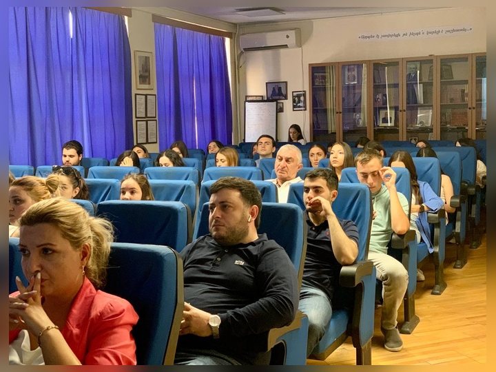 Prof. Georgi Chaltikyan at RAU MDH