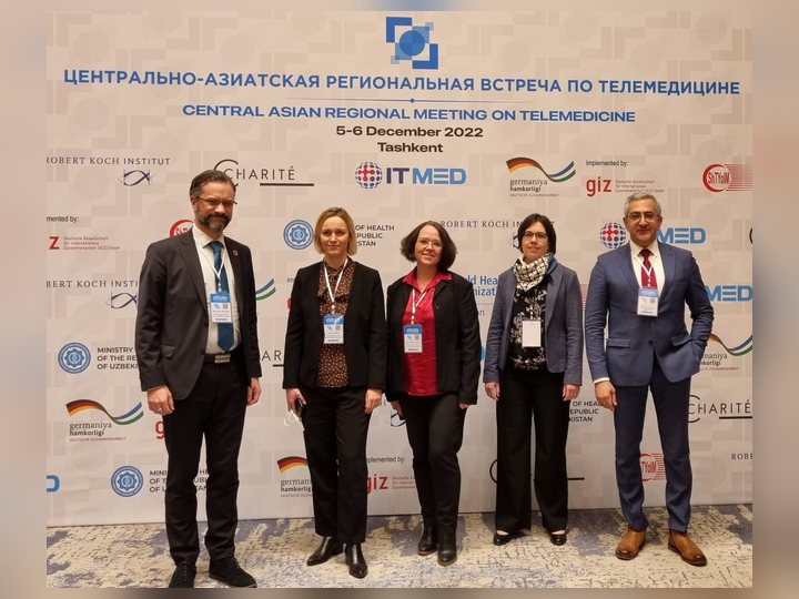 Prof. Georgi Chaltikyan at Central Asian Regional Meeting on Telemedicine