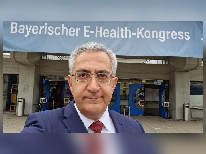 Prof. Georgi Chaltikyan at the Bavarian E-Health Congress 2023