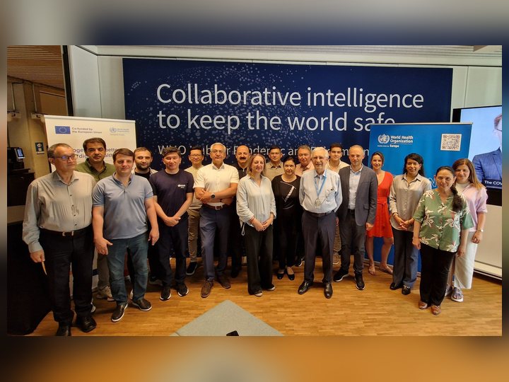 Prof. Georgi Chaltikyan participating with colleagues and attendees during WHO Digital Health Workshop
