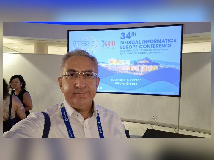 Prof. Georgi Chaltikyan at Medical Informatics Europe 2024