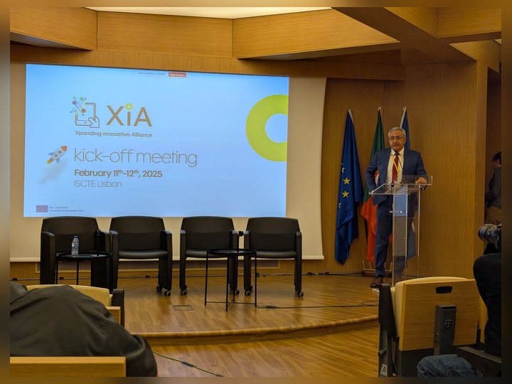 Selected photograph from XIA Alliance Kickoff, showing a professional presentation or discussion