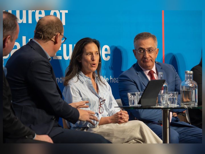 Prof. Georgi Chaltikyan participating in a Future of Health Europe panel discussion