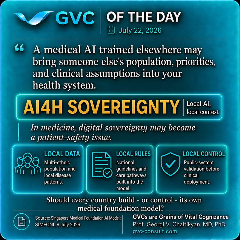 GVC of the Day, July 22, 2026: AI4H Sovereignty