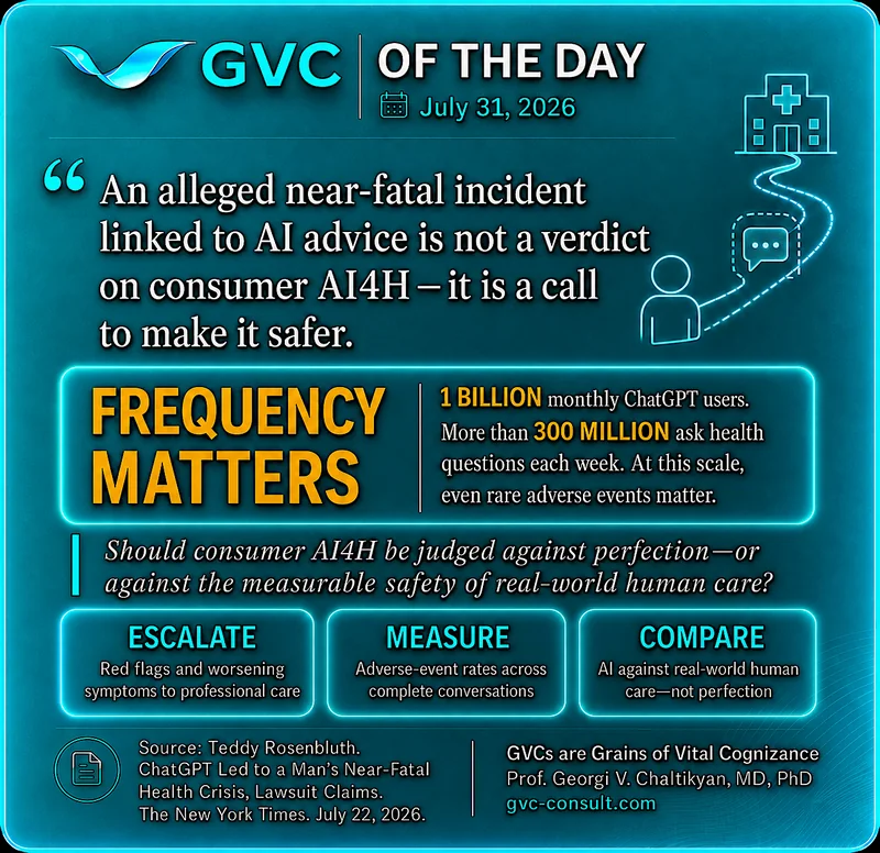 GVC of the Day, July 31, 2026: How Can We Make Health AI Safer?
